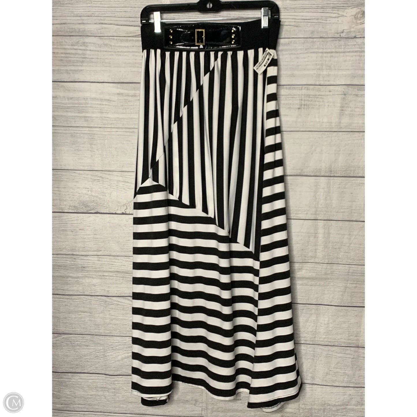 Skirt Maxi By Cmf In Striped Pattern, Size: L