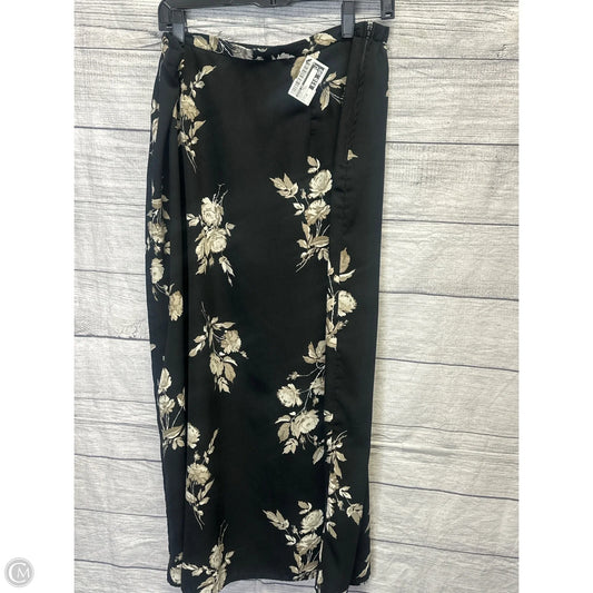 Skirt Maxi By Kathy Lee In Black & Green, Size: 14