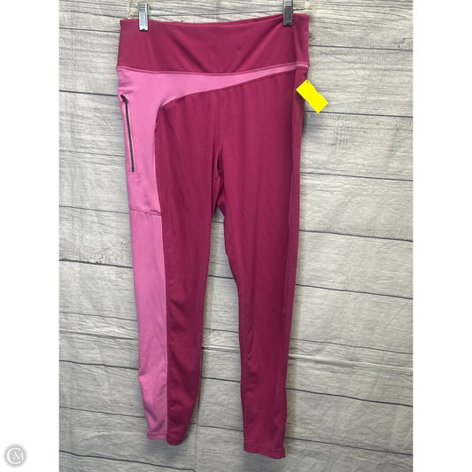 Athletic Pants By Nine West In Pink, Size: L
