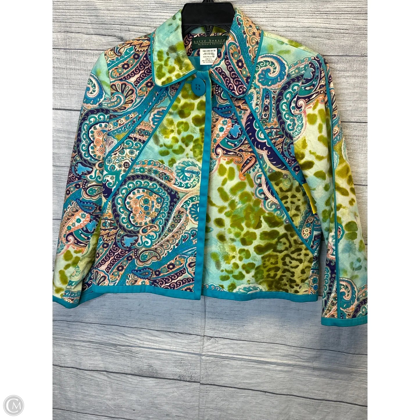 Blazer By Harve Bernard In Multi-colored, Size: 10
