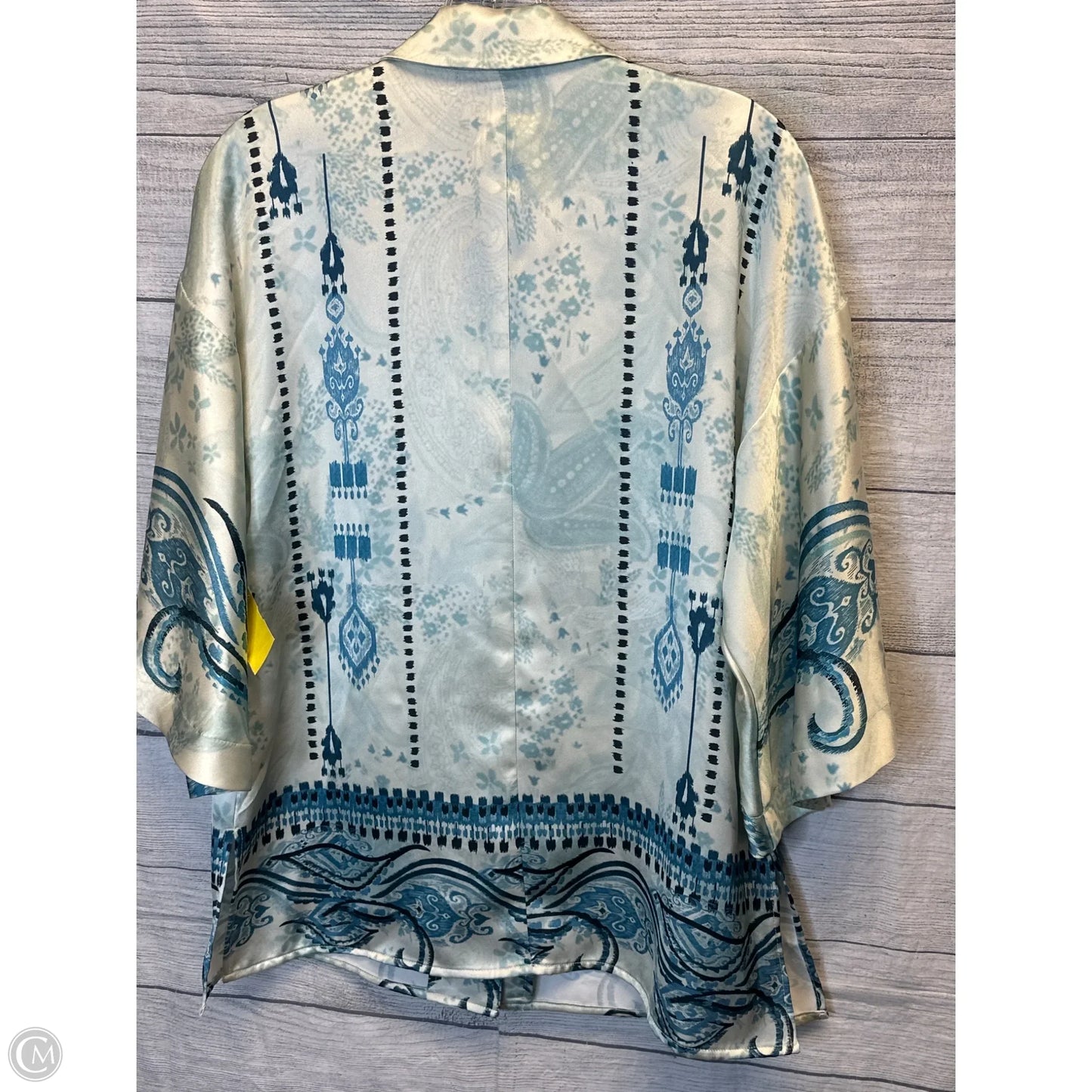 Blazer By International Concepts In Blue & Cream, Size: M