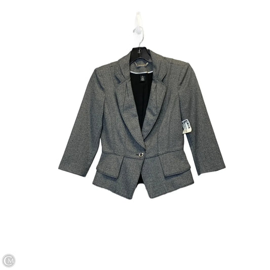 Blazer By White House Black Market In Grey, Size: 0
