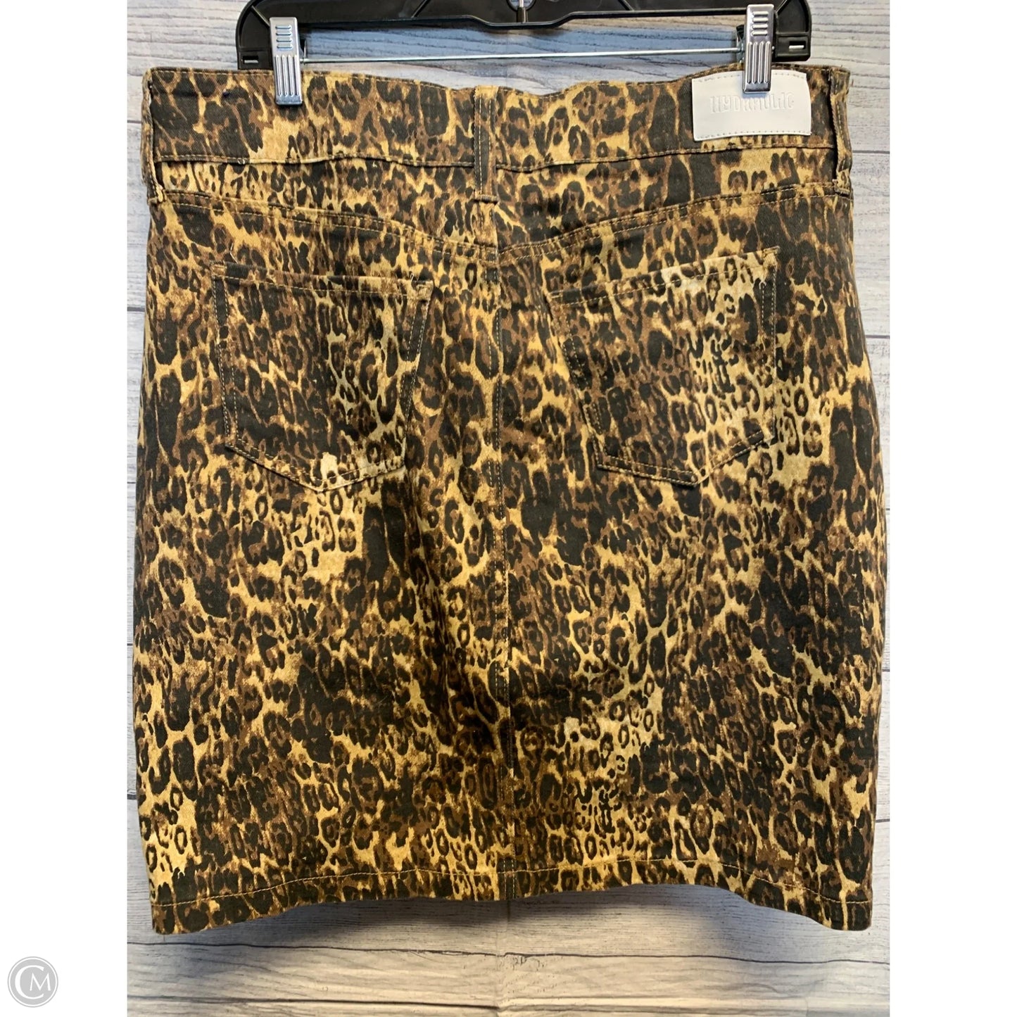 Skirt Midi By Hydraulic In Animal Print, Size: 14