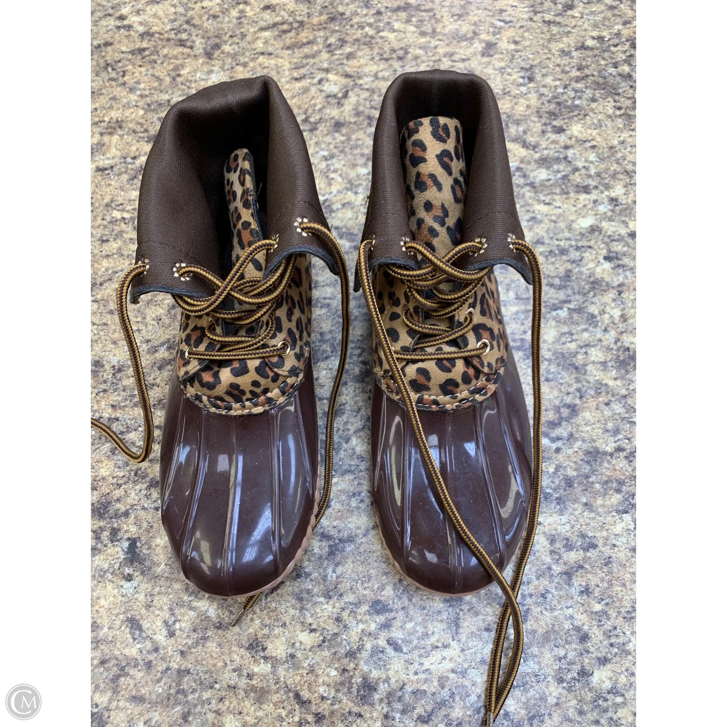 Boots Rain By Cmf In Animal Print, Size: 10