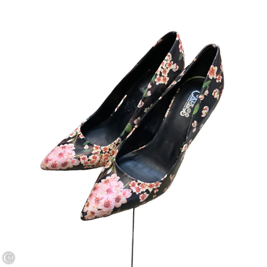Shoes Heels Stiletto By Carlos By Carlos Santana In Floral Print, Size: 9