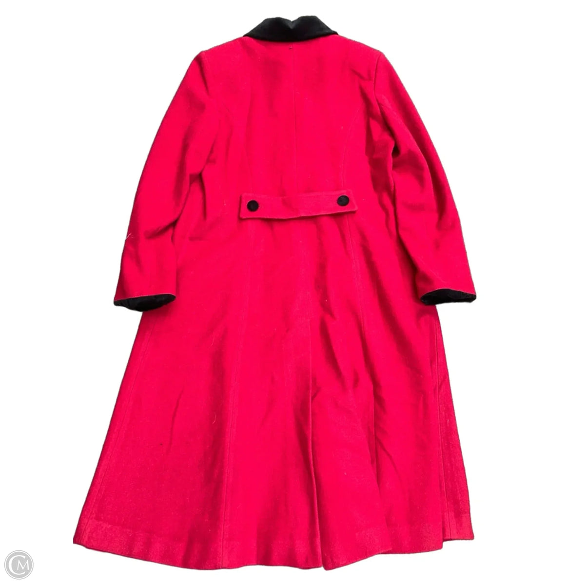 Coat Trench Coat By Cmf In Red, Size: 18