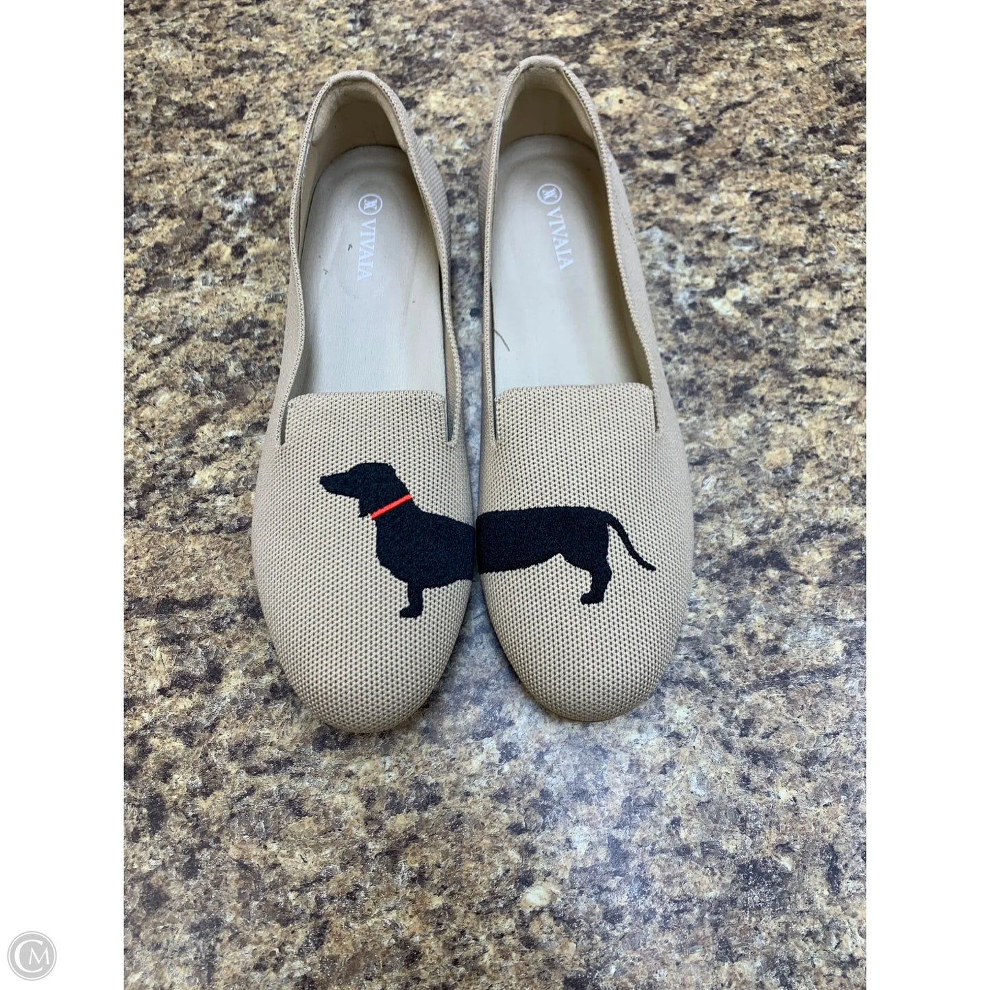 Shoes Flats By Vivaia In Cream, Size: 9.5