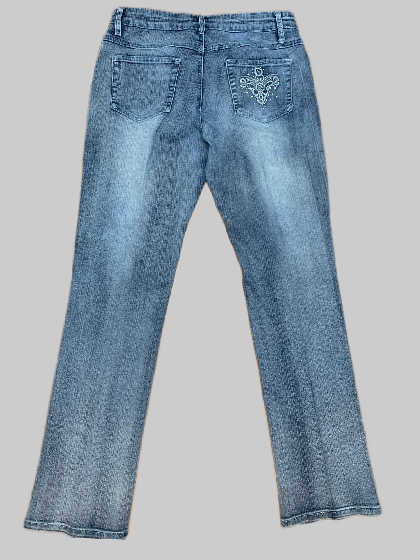 Jeans Straight By Cato In Blue, Size: 8