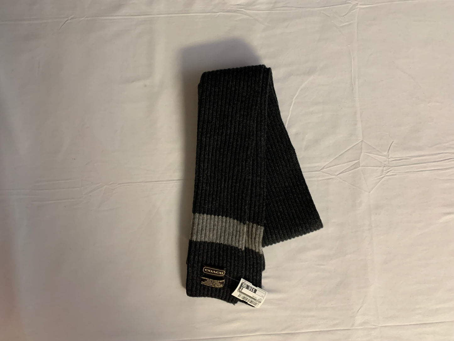 Scarf Winter By Coach In Grey