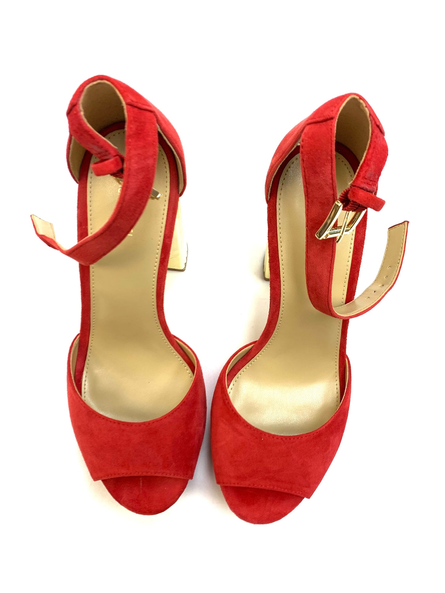 Shoes Heels Block By Michael By Michael Kors In Red, Size: 7