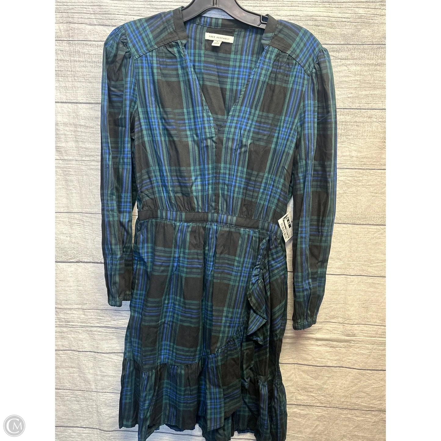 Dress Casual Midi By Free Assembly In Striped Pattern, Size: S