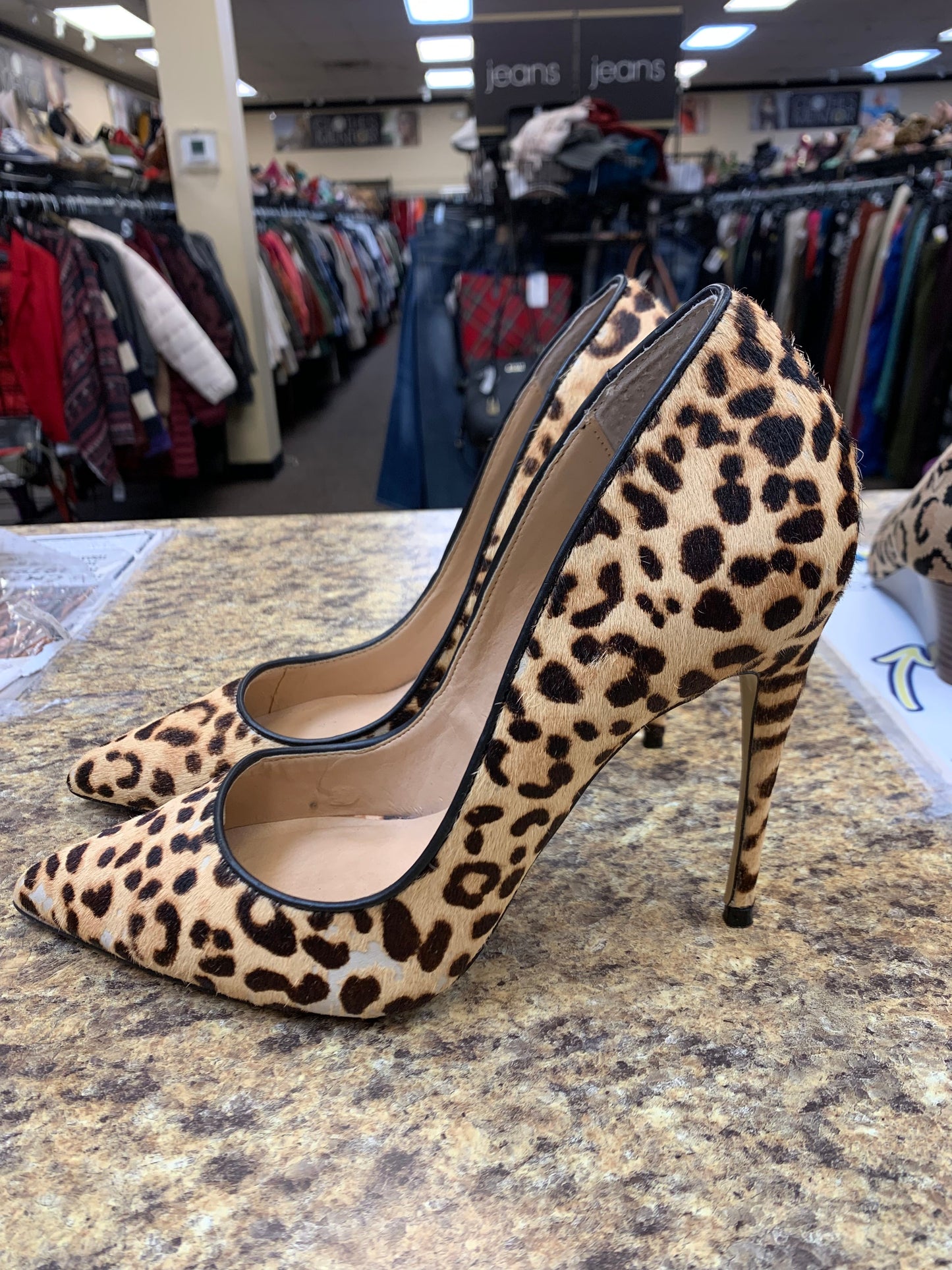 Shoes Heels Stiletto By Steve Madden In Animal Print, Size: 9