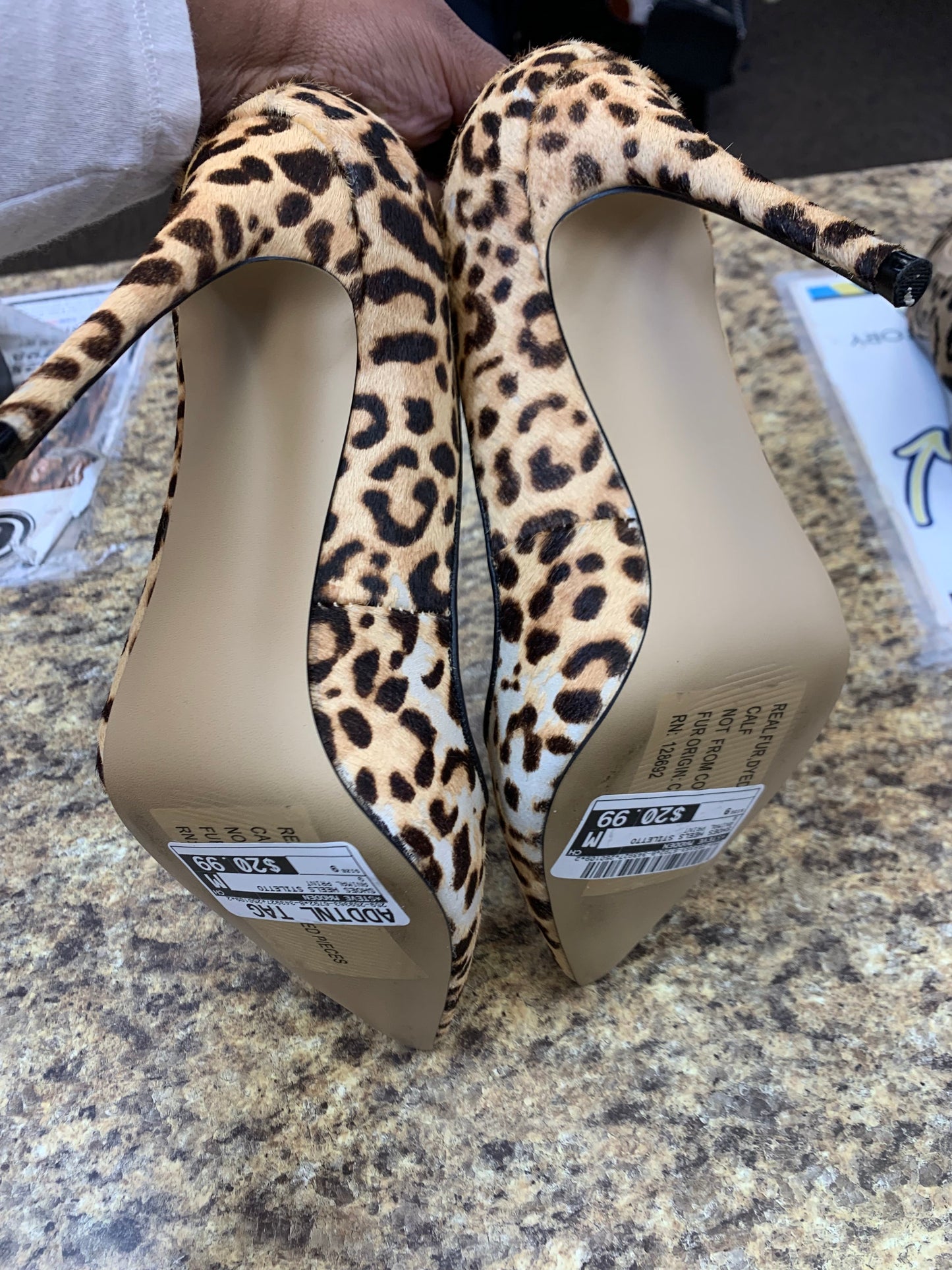 Shoes Heels Stiletto By Steve Madden In Animal Print, Size: 9