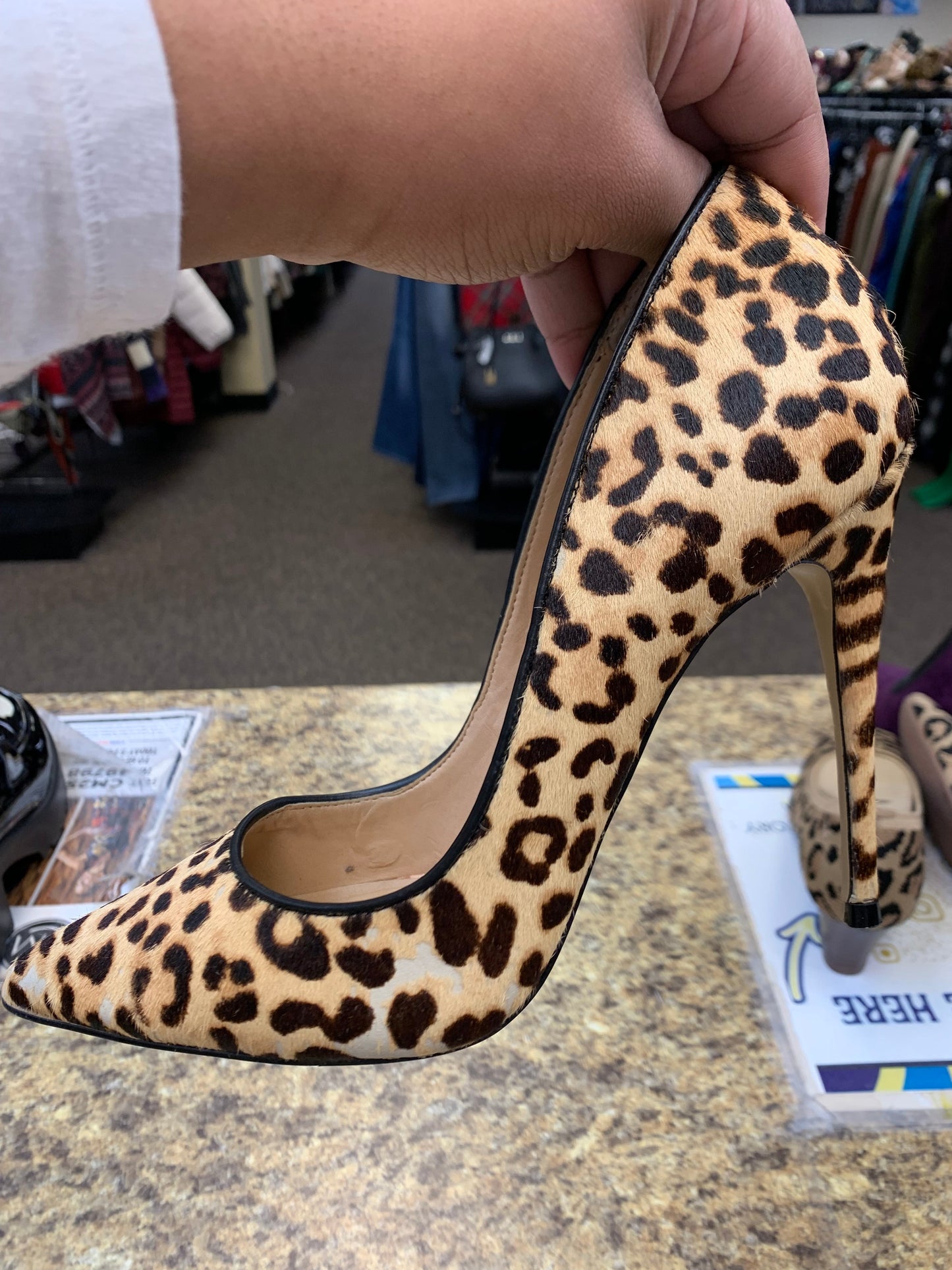 Shoes Heels Stiletto By Steve Madden In Animal Print, Size: 9