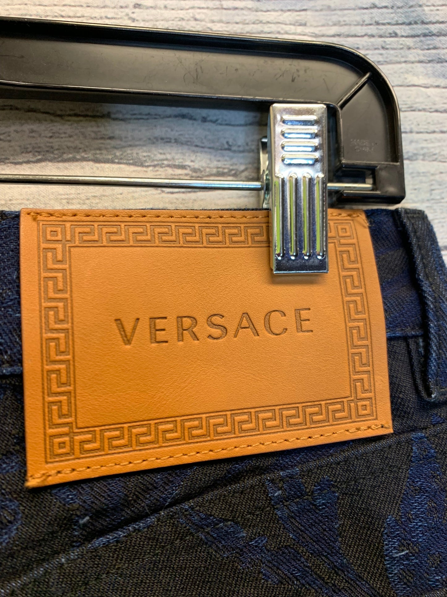 Jeans Skinny By Versace In Blue, Size: 0