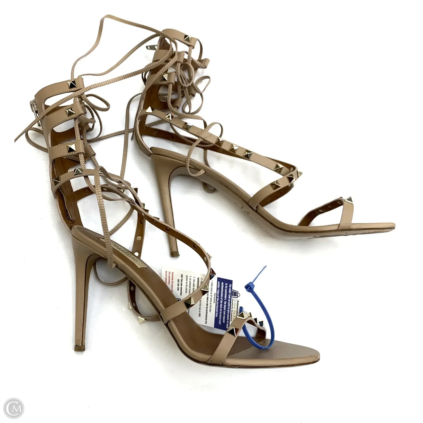 Shoes Luxury Designer By Valentino-garavani In Taupe, Size: 11