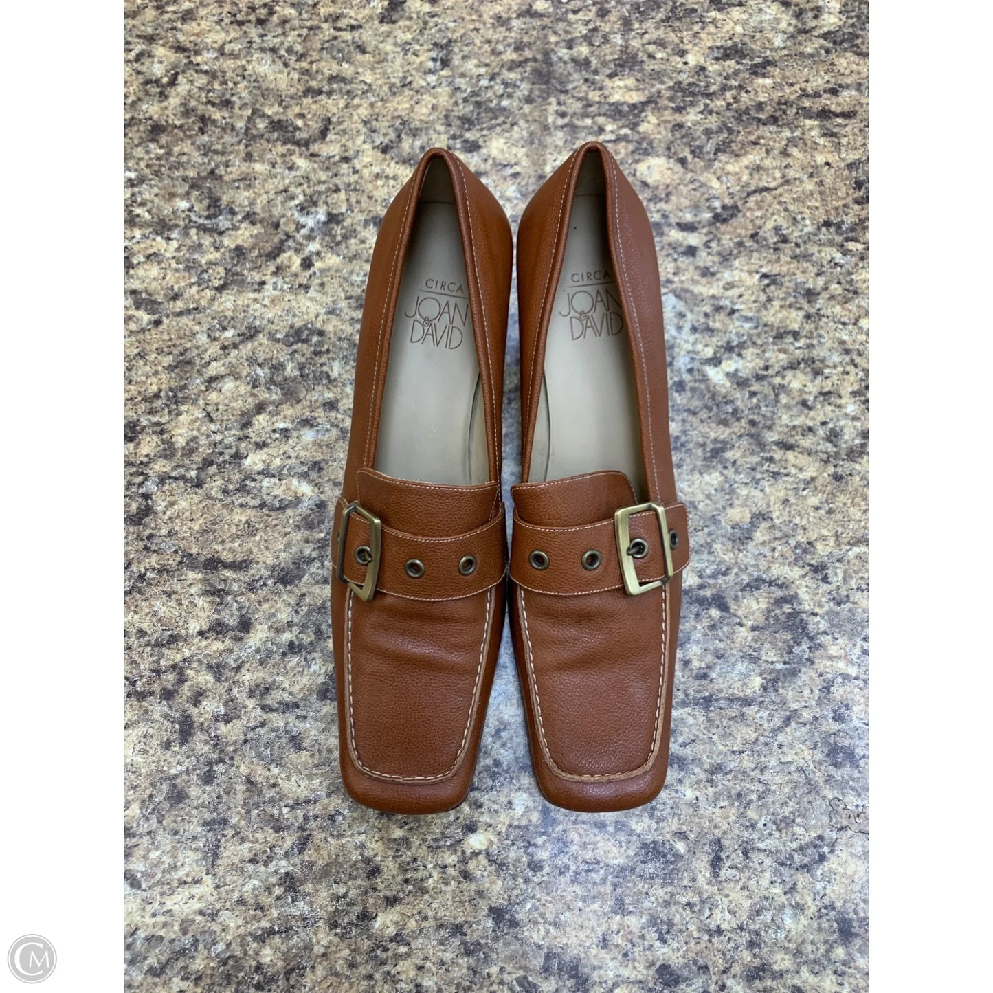 Shoes Heels Block By Joan And David In Brown, Size: 9