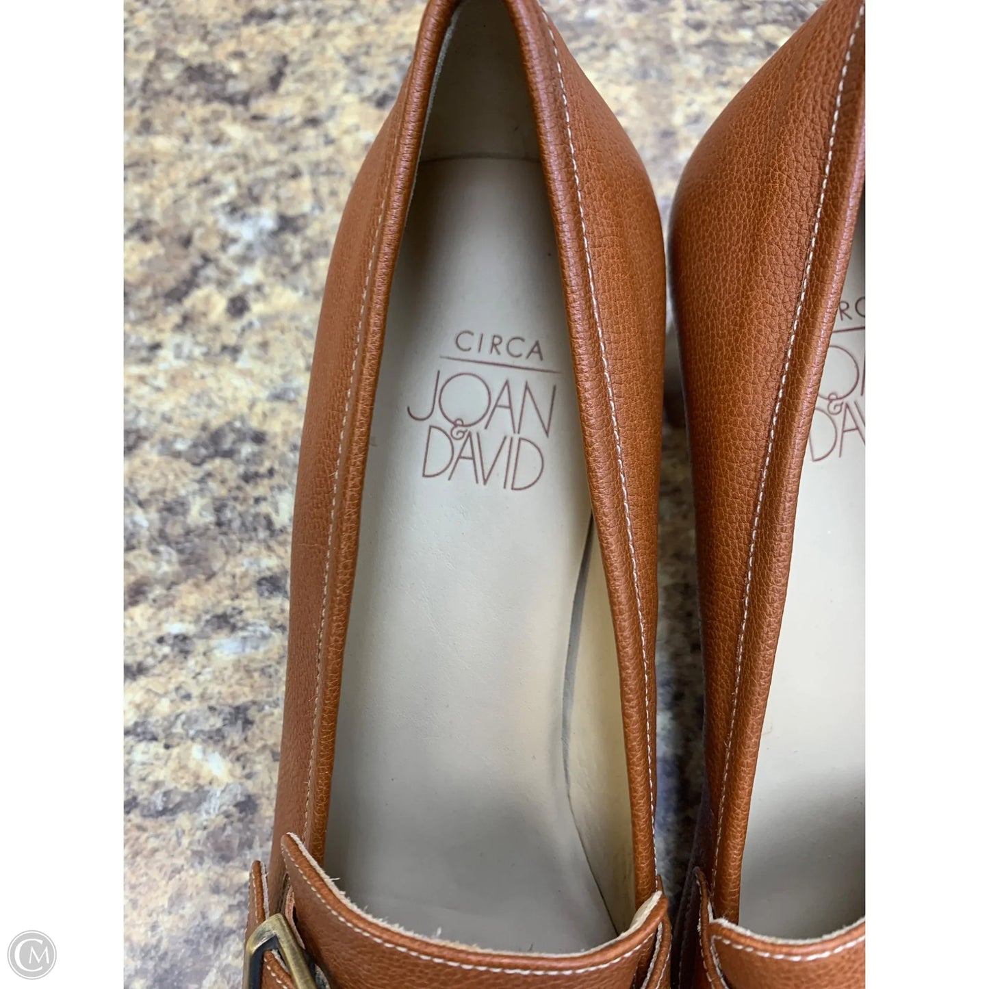 Shoes Heels Block By Joan And David In Brown, Size: 9