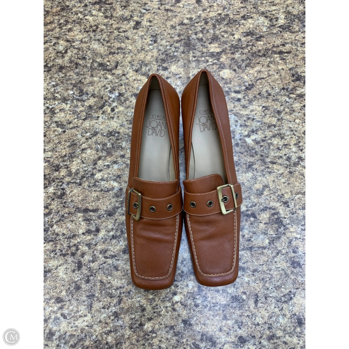 Shoes Heels Block By Joan And David In Brown, Size: 9