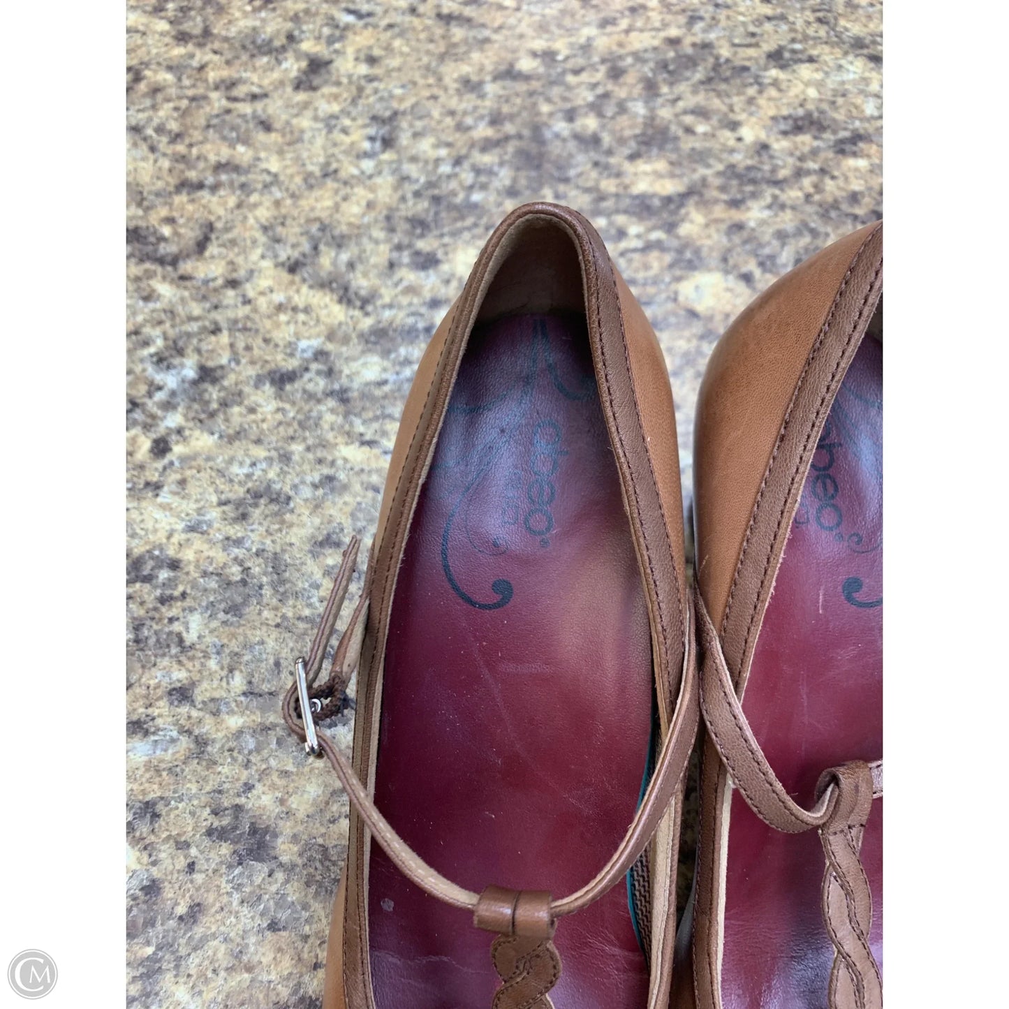 Shoes Heels Block By Abeo In Brown, Size: 8