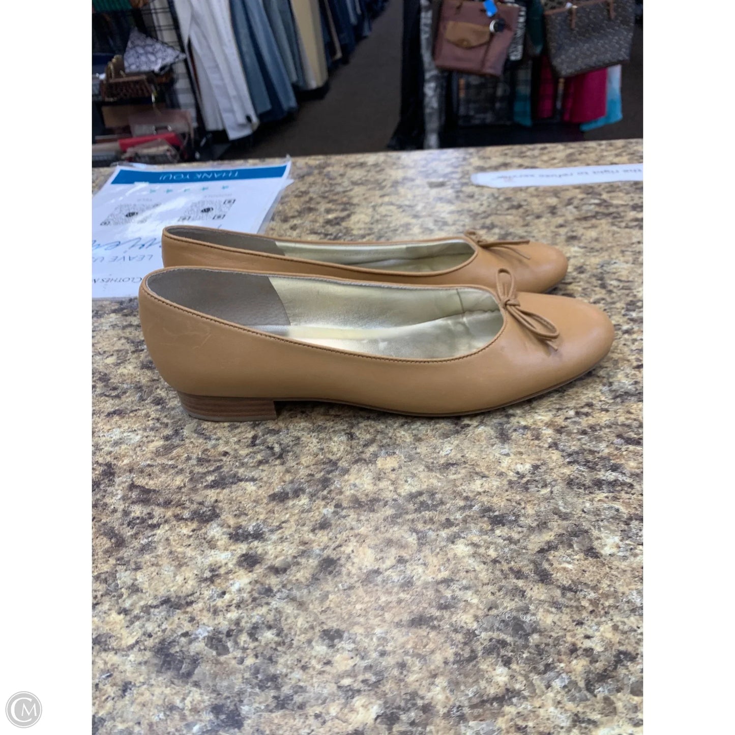 Shoes Flats By Talbots In Tan, Size: 9.5