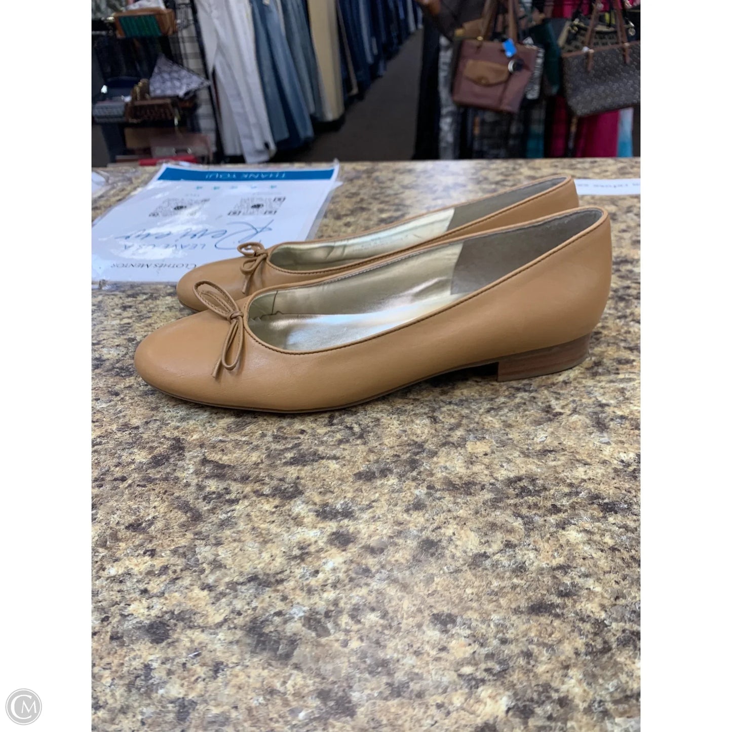 Shoes Flats By Talbots In Tan, Size: 9.5
