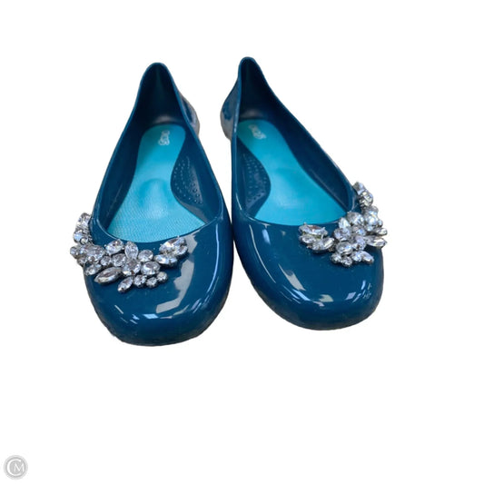 Shoes Flats By Clothes Mentor In Blue, Size: 10