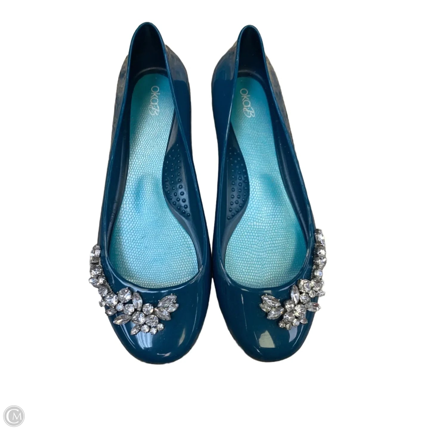 Shoes Flats By Clothes Mentor In Blue, Size: 10