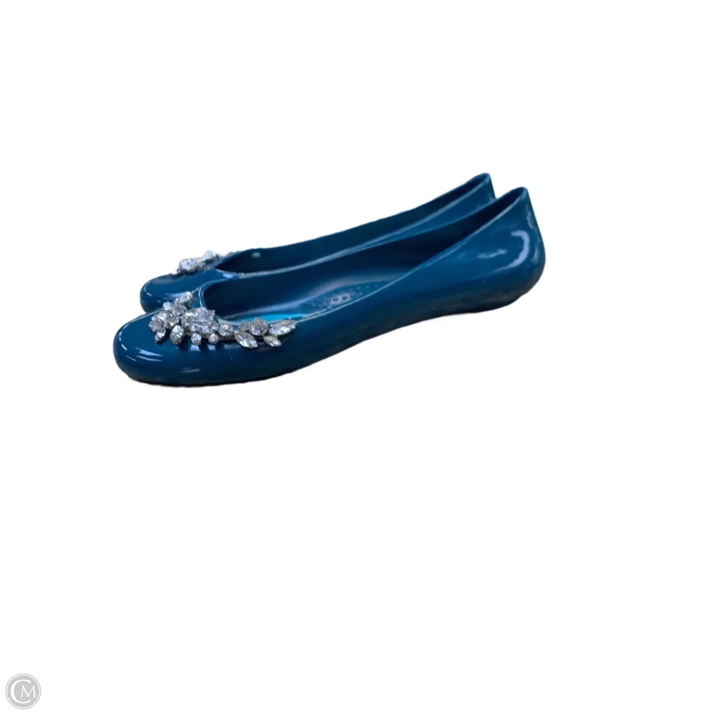 Shoes Flats By Clothes Mentor In Blue, Size: 10