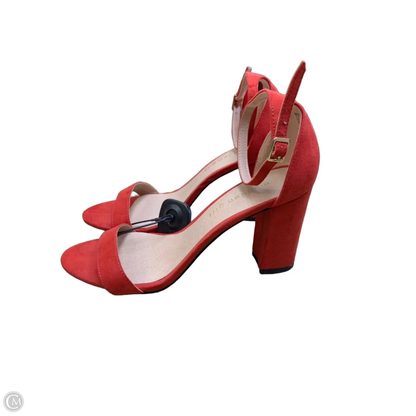 Shoes Heels Block By Madden Girl In Red, Size: 7.5