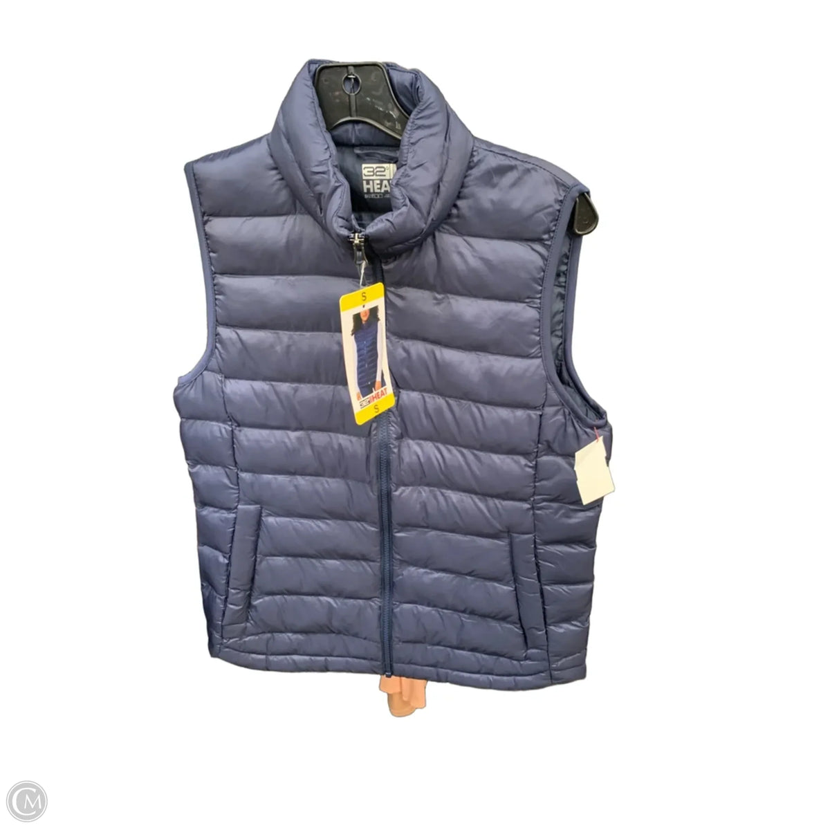 Vest Puffer & Quilted By 32 Degrees In Navy, Size: S
