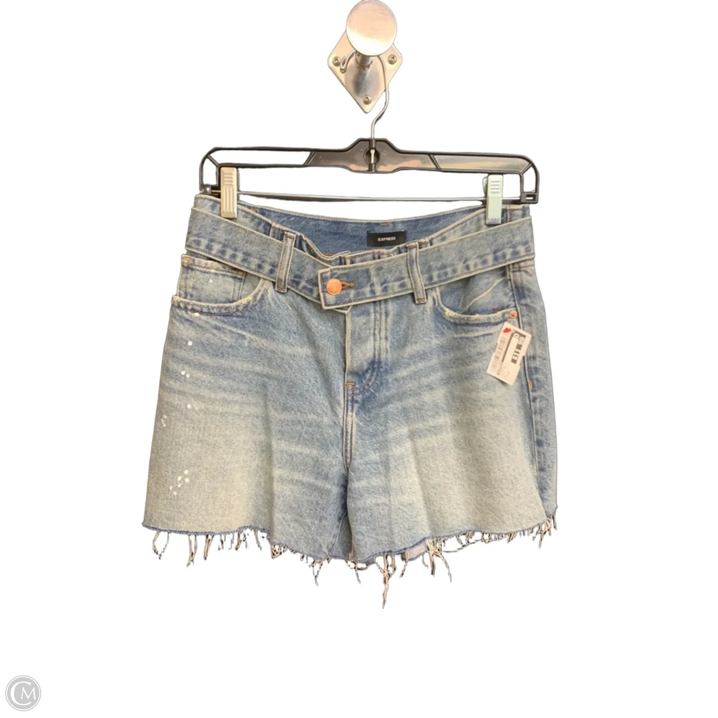 Shorts By Express In Blue Denim, Size: 0