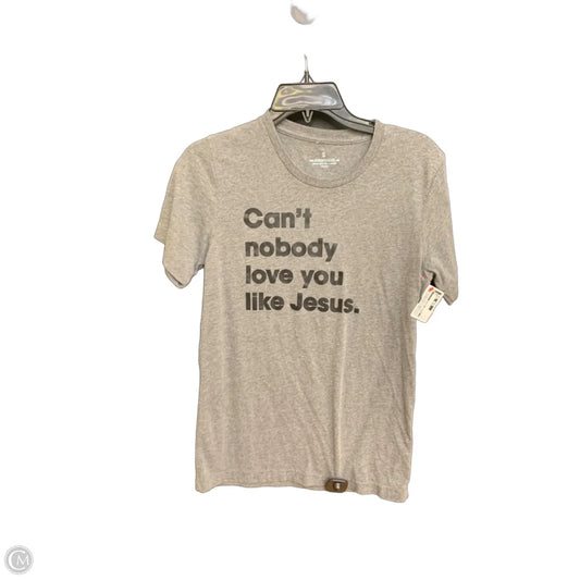 Top Short Sleeve By Clothes Mentor In Grey, Size: S