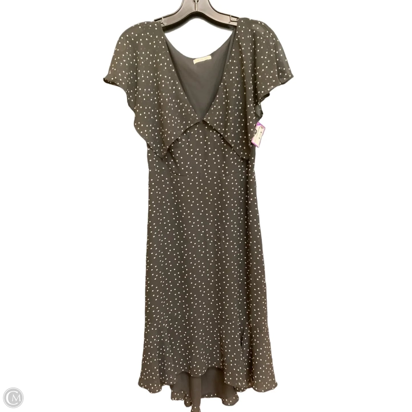 Dress Casual Midi By Max Studio In Polkadot Pattern, Size: M