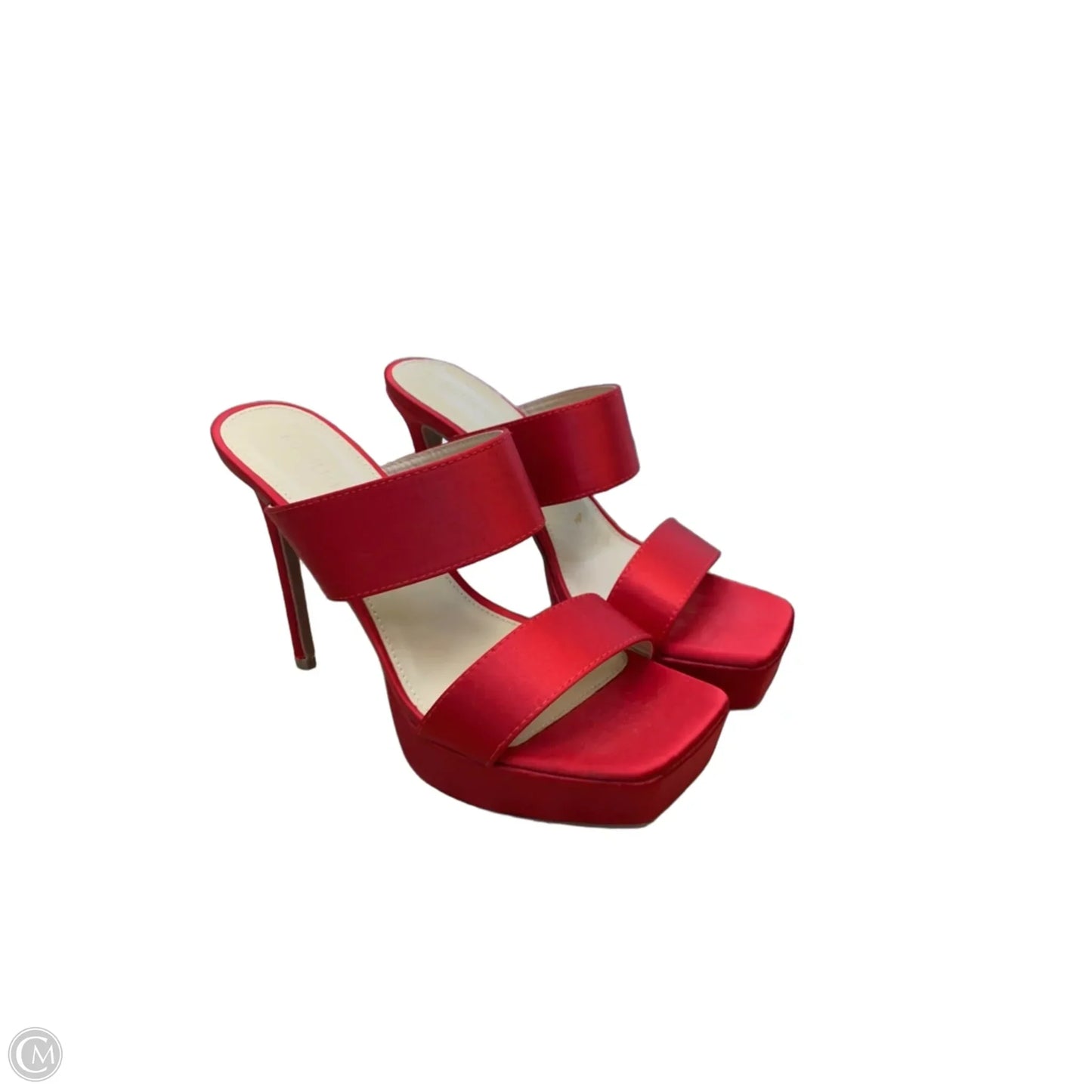Shoes Heels Stiletto By Wild Diva In Red, Size: 8