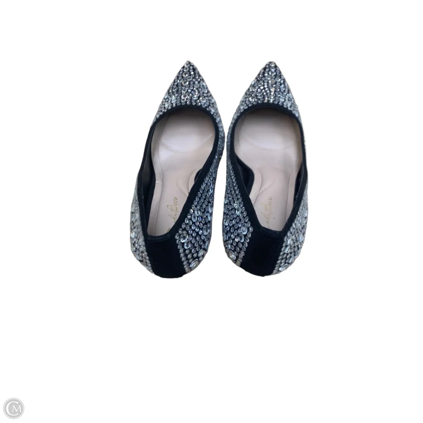 Shoes Heels Stiletto By Clothes Mentor In Black & Silver, Size: 8.5