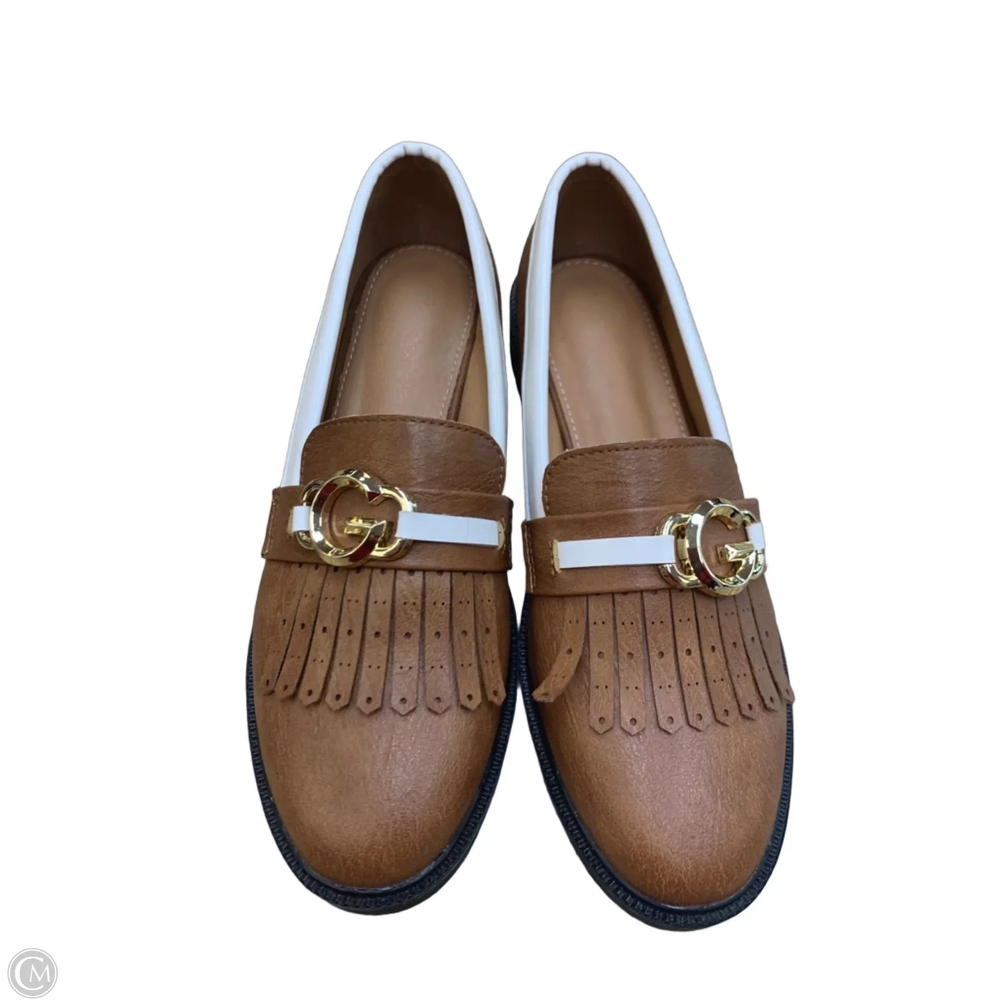 Shoes Flats By Clothes Mentor In Brown, Size: 10