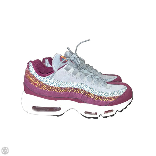 Shoes Athletic By Nike In Grey & Purple, Size: 7