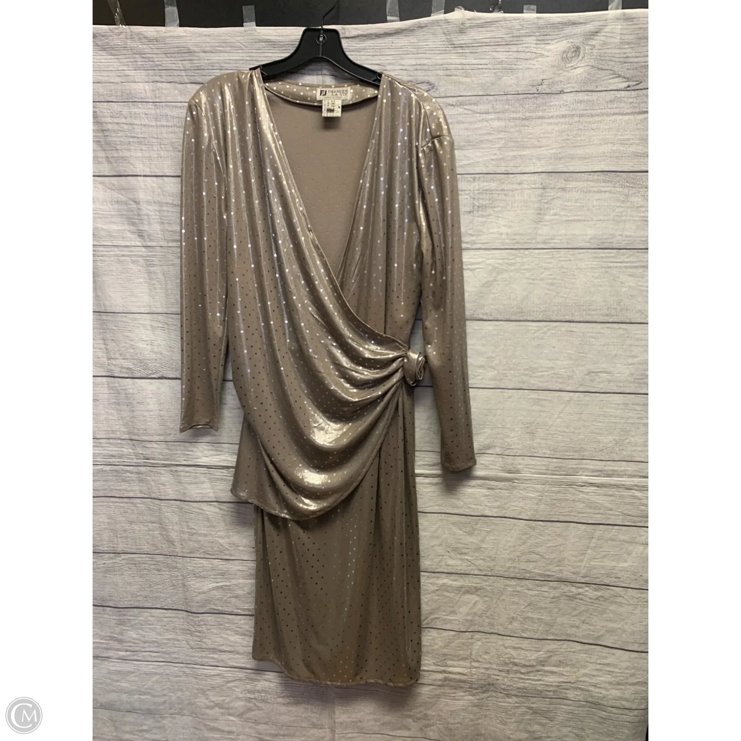 Dress Party Midi By Clothes Mentor In Brown, Size: 8