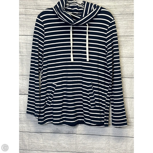 Athletic Sweatshirt Collar By Avon In Striped Pattern, Size: Xl