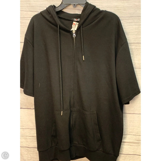 Athletic Jacket By Clothes Mentor In Black, Size: 3x