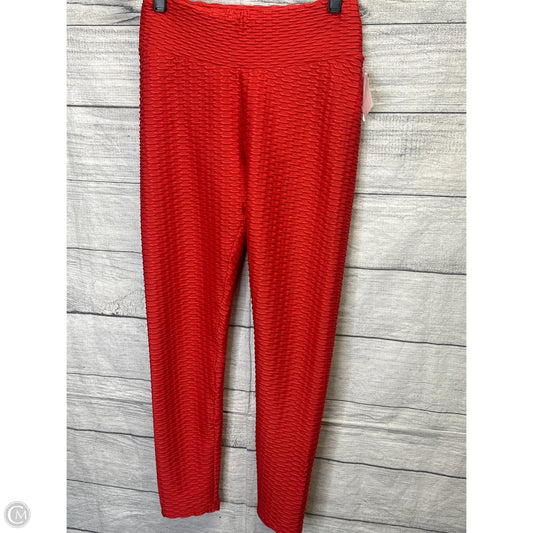 Athletic Leggings By Clothes Mentor In Red, Size: S
