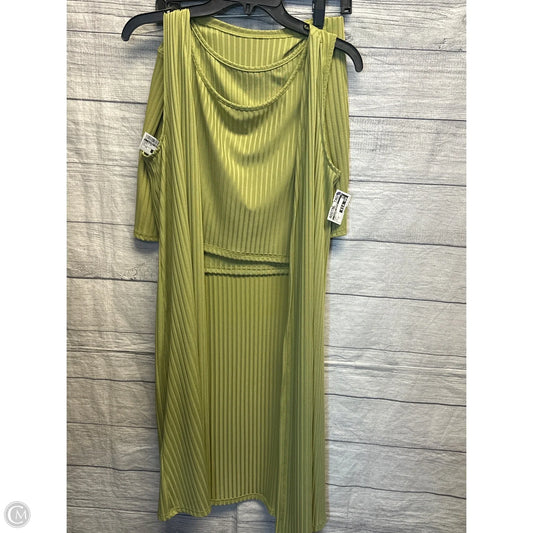 Shorts Set By Clothes Mentor In Green, Size: 2x