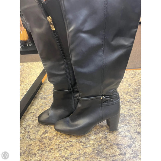 Boots Knee Heels By Liz Claiborne In Black, Size: 8.5