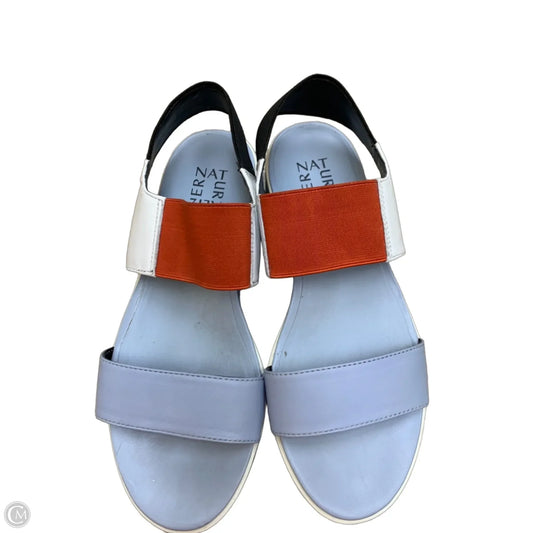 Sandals Heels Block By Naturalizer In Blue, Size: 8