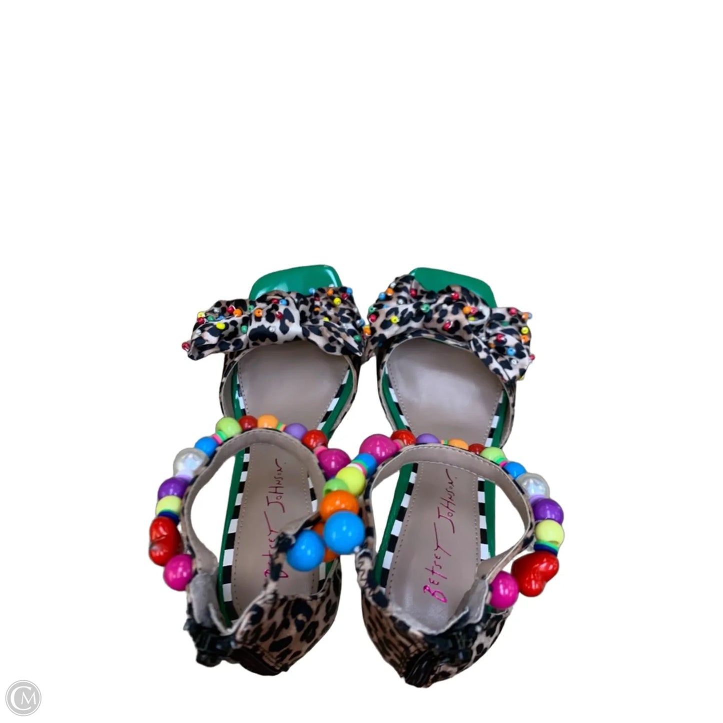 Shoes Heels Stiletto By Betsey Johnson In Animal Print, Size: 6.5
