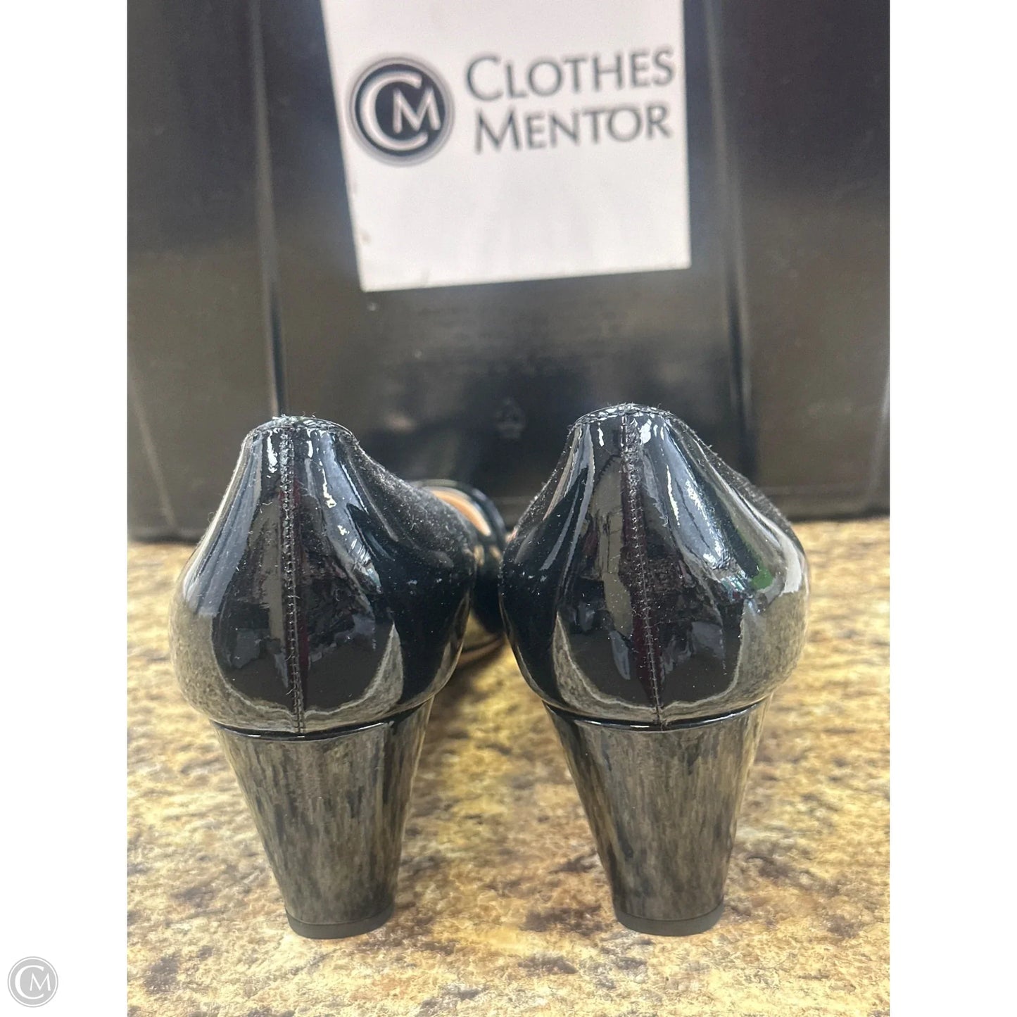 Shoes Heels Block By Prada In Black, Size: 39