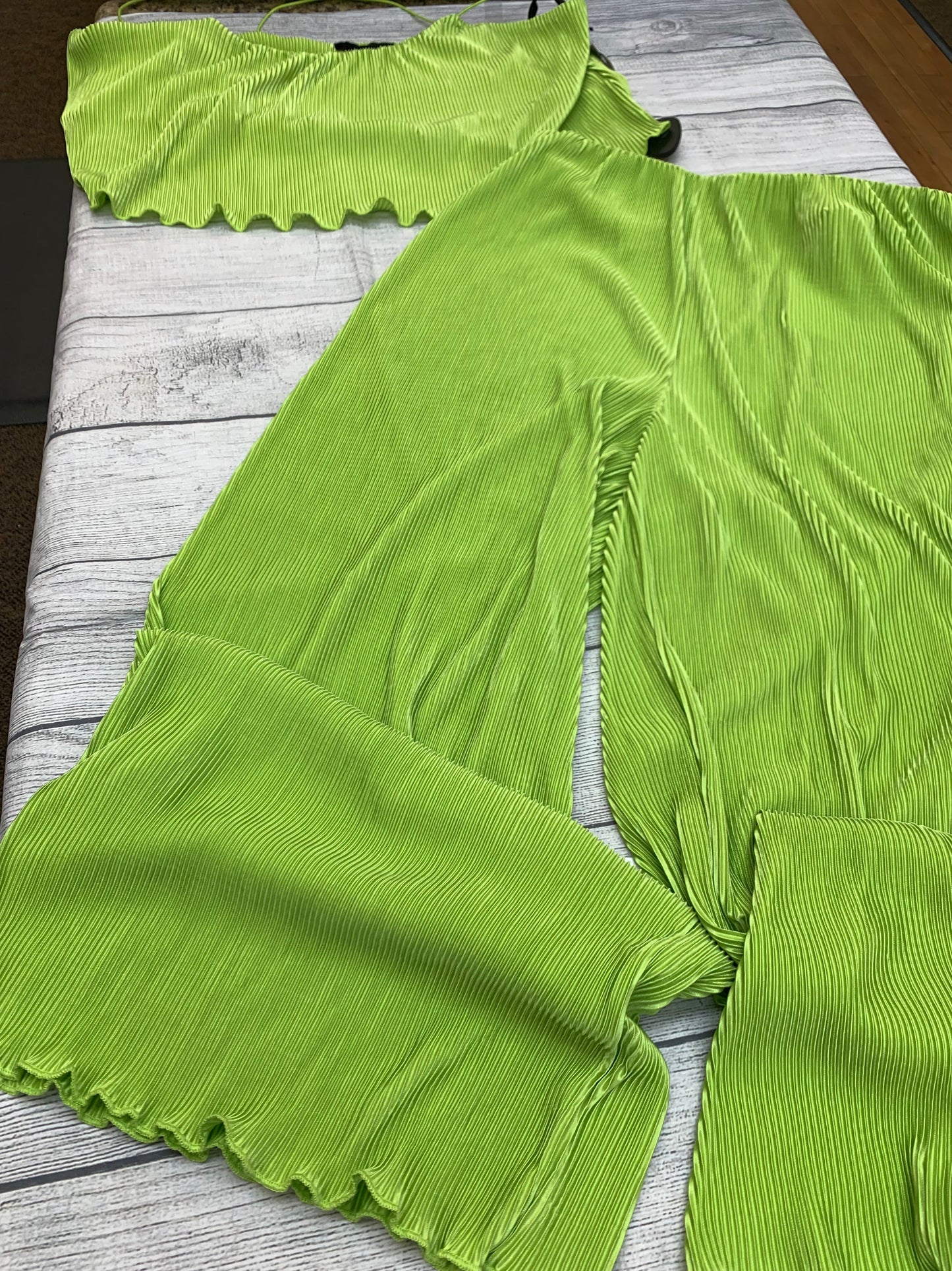 Green Pants Set 2pc Forever 21, Size 1x