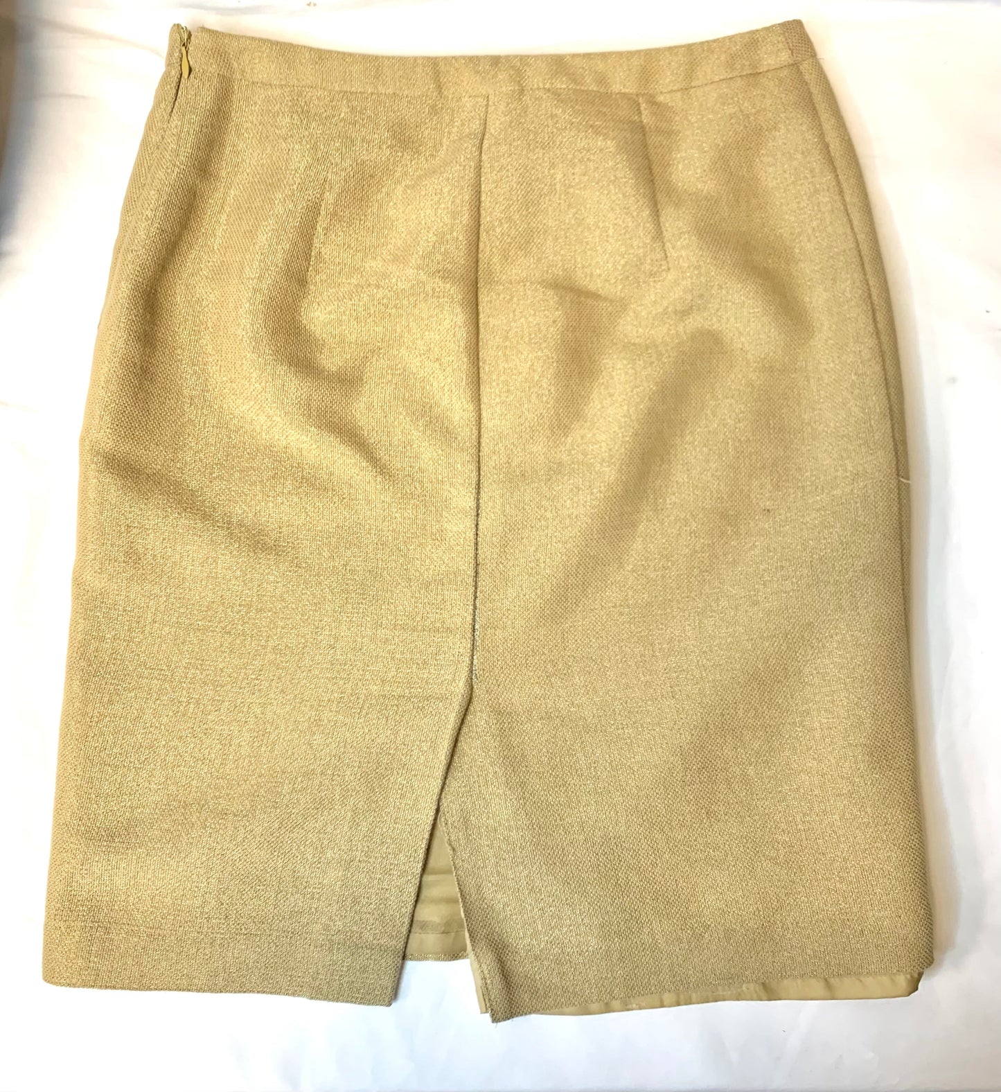 Skirt Mini & Short By New York And Co In Gold, Size: 2