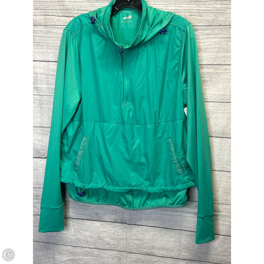 Athletic Jacket By Avia In Green, Size: L